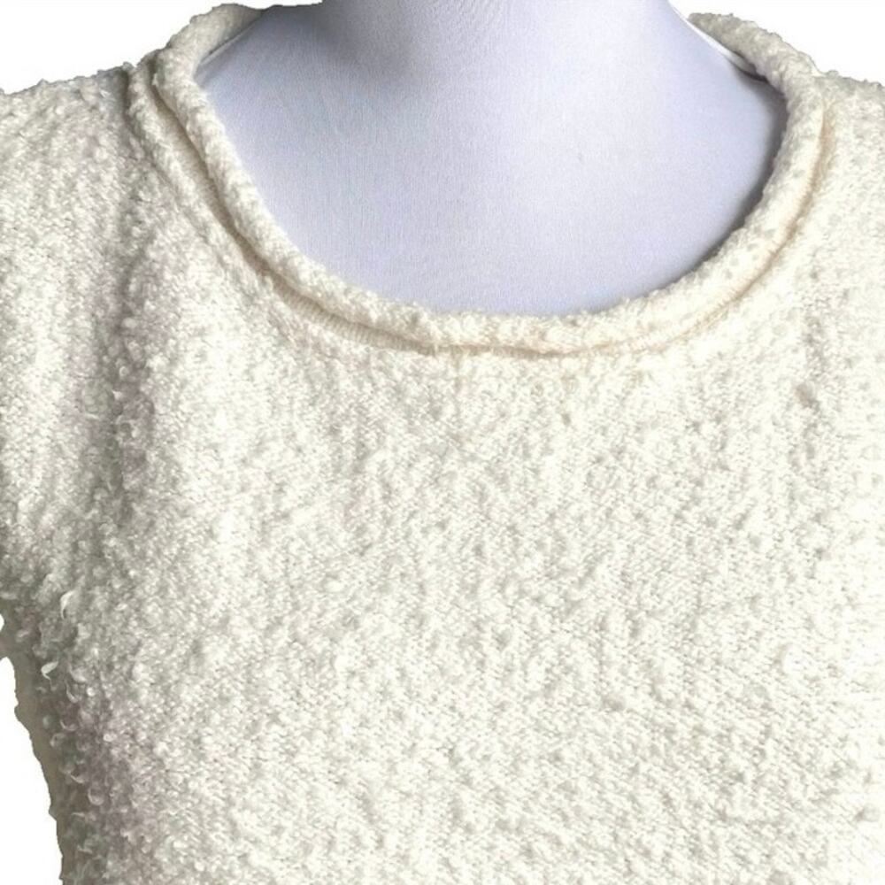 FREE PEOPLE Boucle Knit Long Sweater Tunic‎ Top Dress SZ XS Oversized Loose Boho - Picture 6 of 8